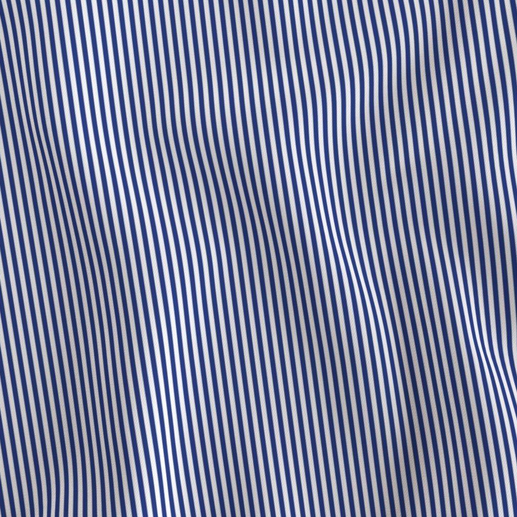 Naval Map Blue with White Pinstripes Dad Edit Fabric father fabric