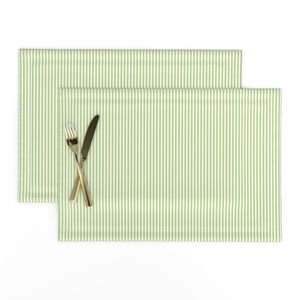 Grass Cuttings Green Pinstripe with White Pinstripes Dad Edit Home Styling Collection Home Decor Collection fresh placemat design