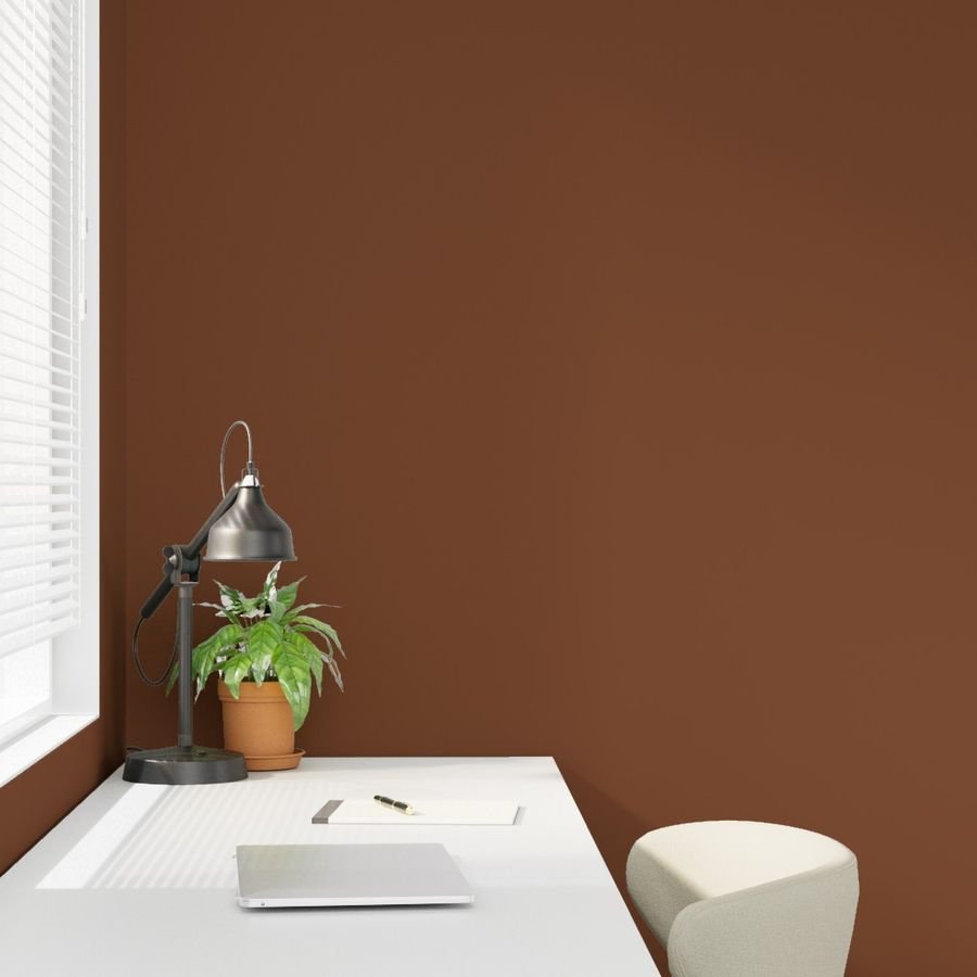 Gingerbread Spice Brown Classic Holiday Baking Inspired Solid Wallpaper warm tone wallpaper