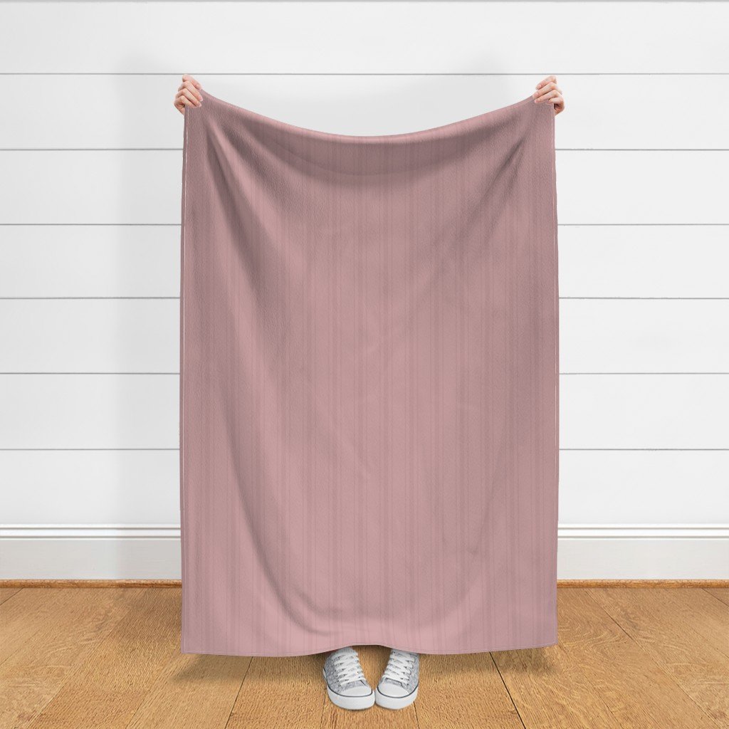 Tonal Dusty Rose Tailored Ticking Stripe Cottage Farmhouse Wide Strip Fabric pink stripe fabric