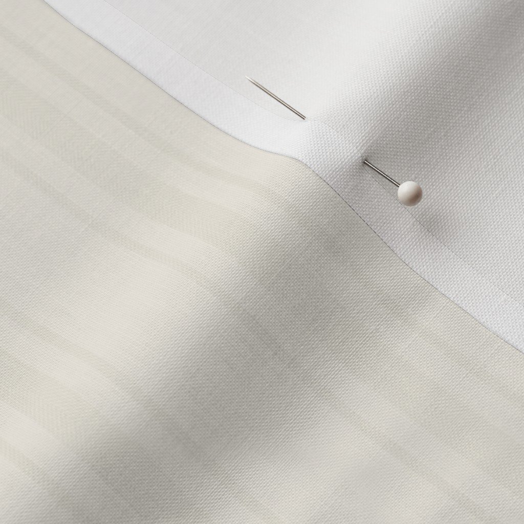 Tonal Soft Cream Tailored Ticking Stripe Cottage Farmhouse Small Scal Fabric subtle pattern fabric
