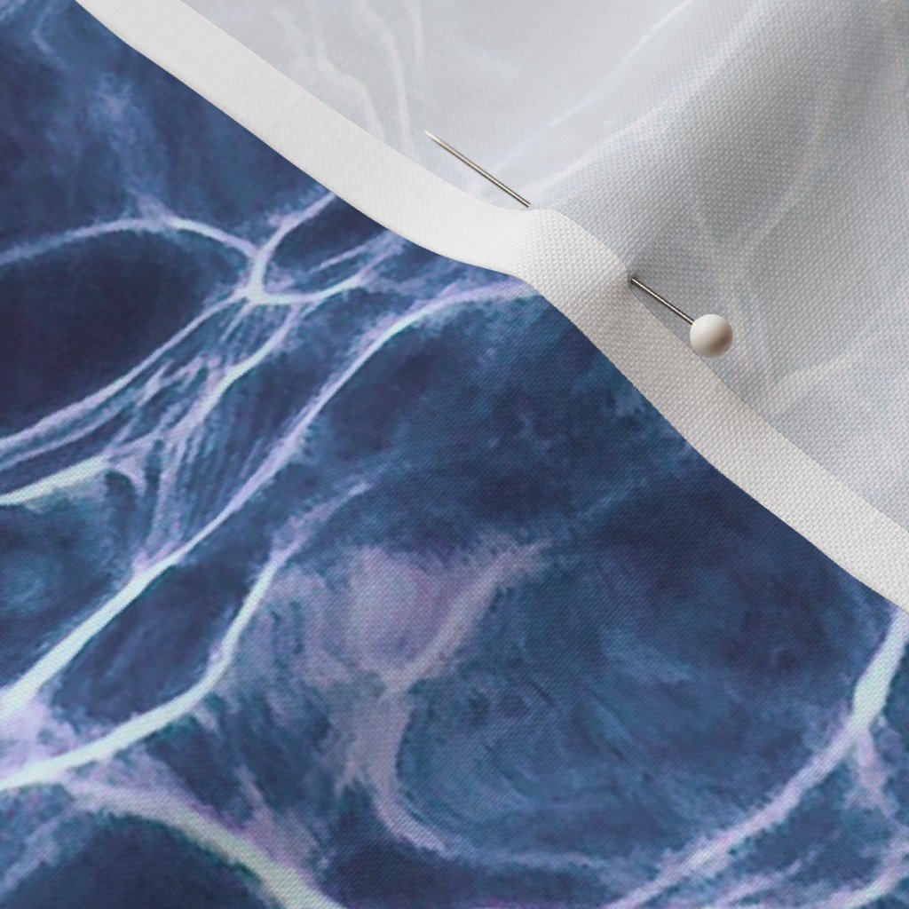 Greece Navagio Cove Lavender Blue Water Ripples Fabric design fabric