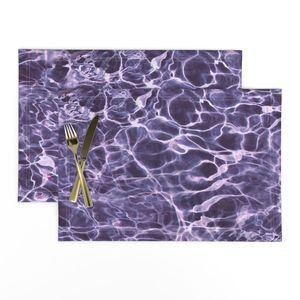 Bermuda Horseshoe Bay Pink Violet Water Ripples Home Decor Collection Interior Collection horseshoe bay placemat design