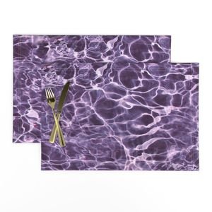Mallorca Cala Deia Rose Violet Water Ripples Home Decor Collection Home Styling Collection mediterranean coast placemat design