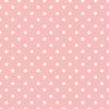 Powder Pink and White Polka Dots