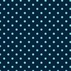 Navy and Turquoise Polka Dots