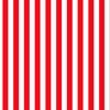 Carmine Red and White Stripes