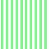 Apple Green and White Wide Stripes