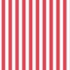 Coral and White 1 inch Wide Stripes
