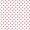 Cherry Red Polkadots on White