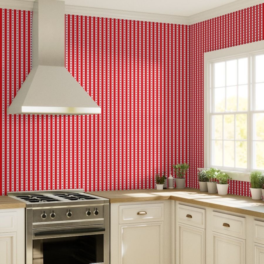 Canadian Flag Colors Red White and Maple Leaves 1 Inch Vertical Wallpaper canadian flag wallpaper