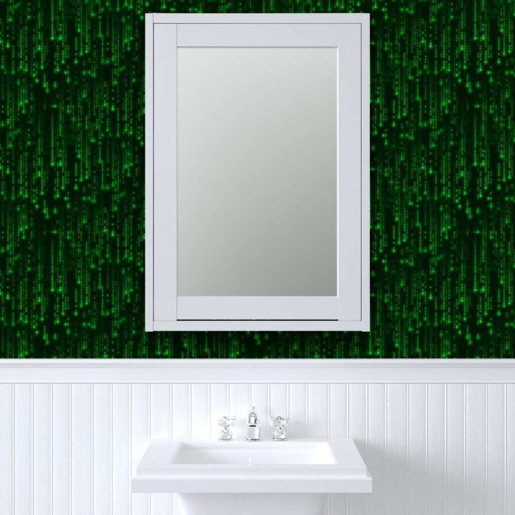 Bright Neon Green Digital Rain Computer Code Wallpaper computer code wallpaper