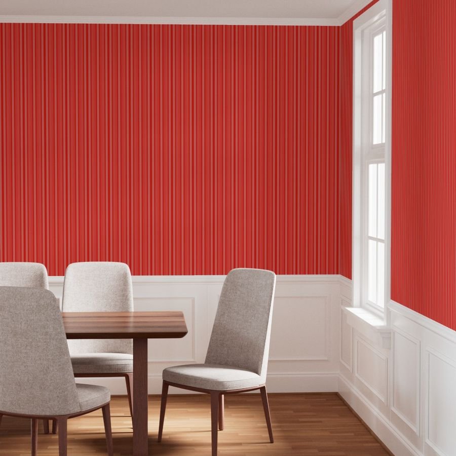 Small Coral Shades Modern Interior Design Stripe Wallpaper coral stripe wallpaper