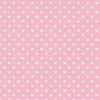 Mini White Valentines Polkadot Love Hearts on Cotton Candy Background