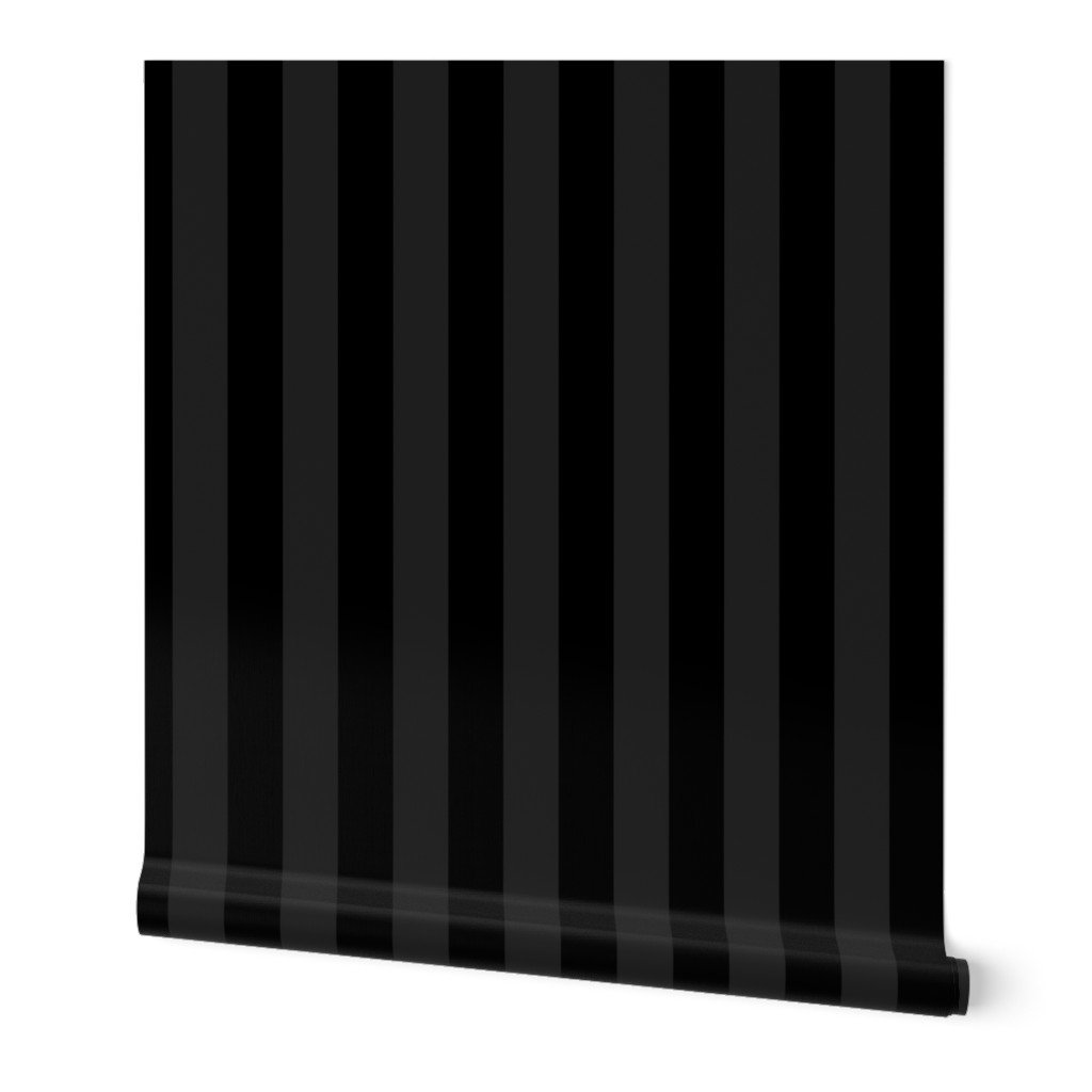 Two-Tone 2 Inch Black and Faded Black Modern Cabana Upholstery Wallpaper black and faded blac wallpaper