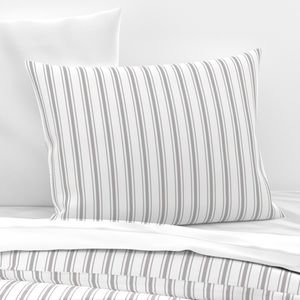 Small Fawn on White French Provincial Mattress Ticking Design Collection Home Decor Collection mattress stripes pillow sham design
