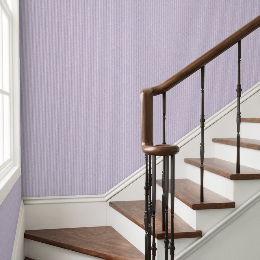 Wisteria Pinstripe in an English Country Garden Wallpaper baby shower wallpaper