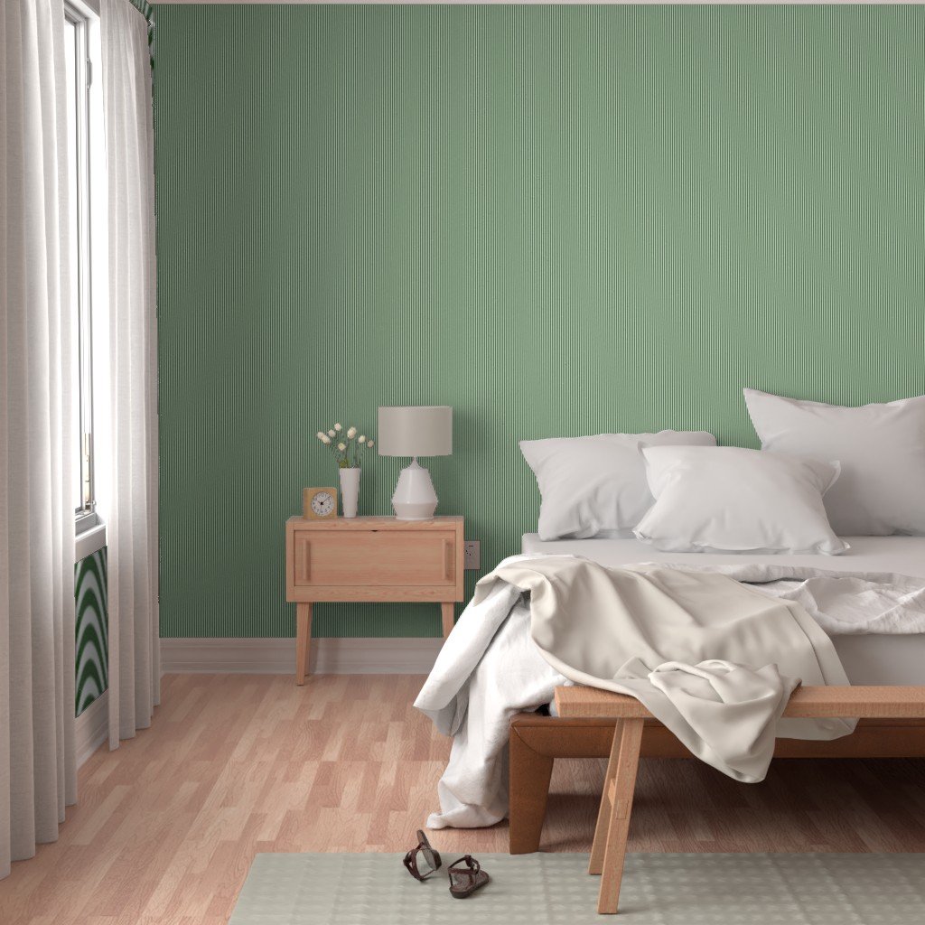 18th Hole Green and White Pinstripe Dad Edit Wallpaper rich green wallpaper