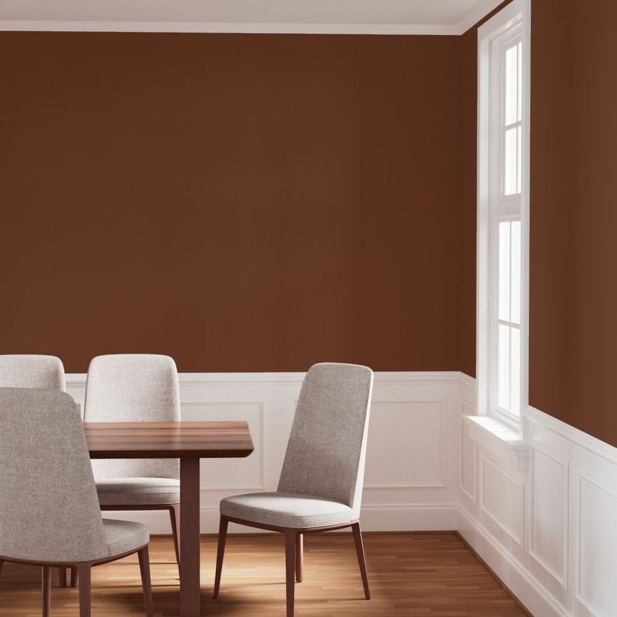 Gingerbread Spice Brown Classic Holiday Baking Inspired Solid Wallpaper baking wallpaper