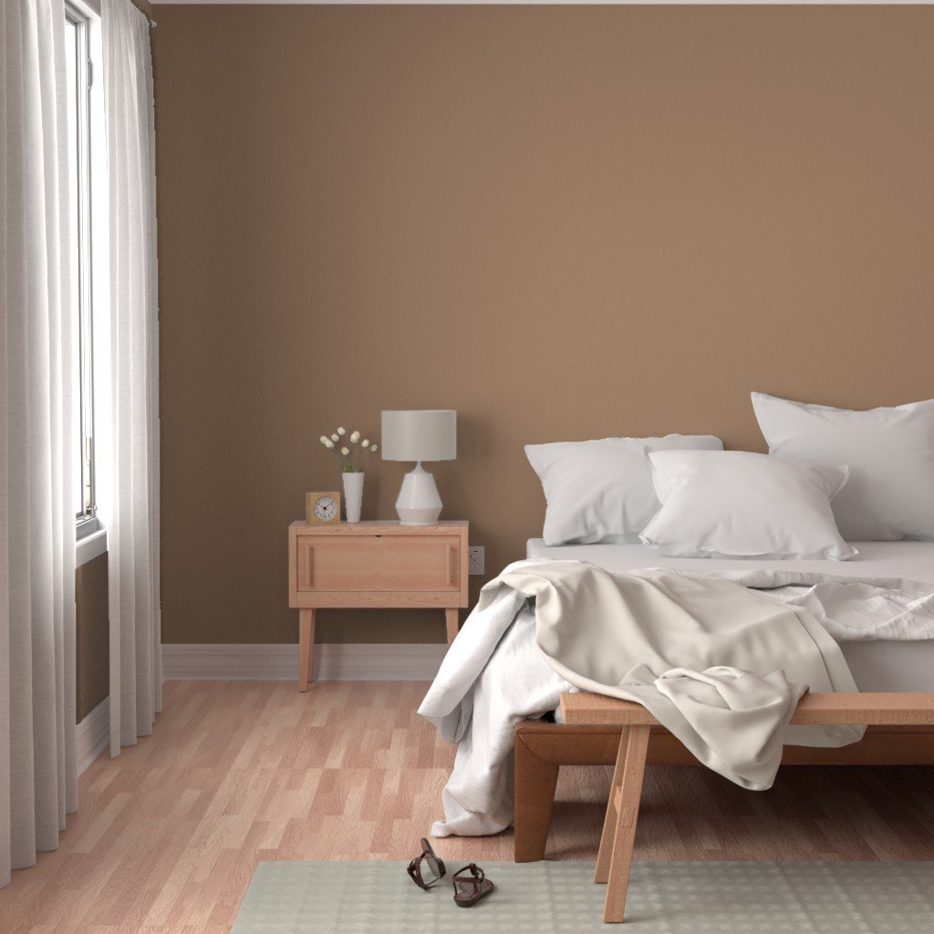 Reindeer Tan Soft Brown Christmas Solid with Rustic Woodland Vibe Wallpaper brown wallpaper