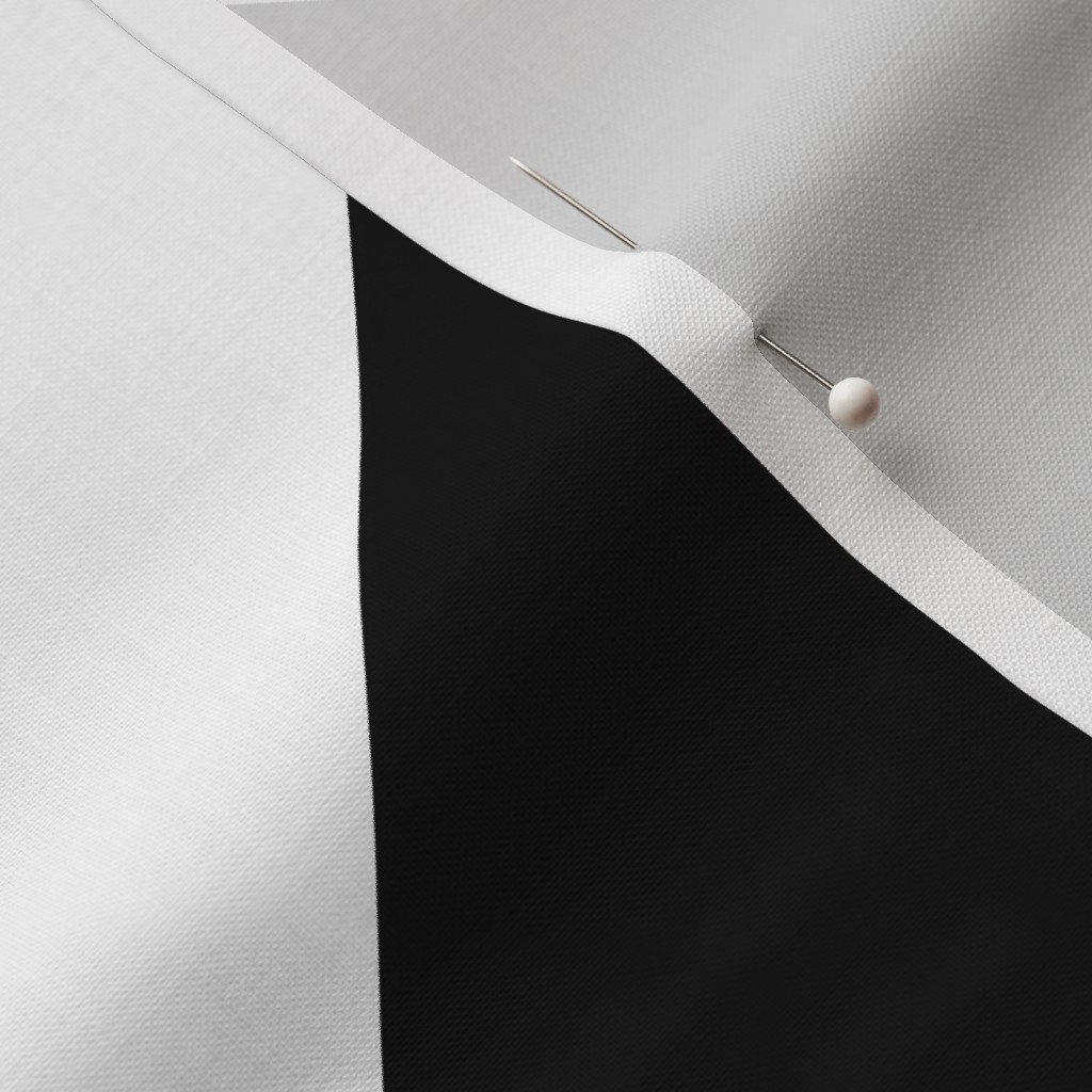 Bold Black and White Oversized Geometric Diamond Fabric lifestyle view