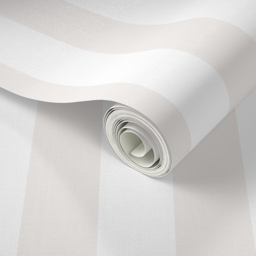 2 Inch Bone White Classic Stripe Pattern Wallpaper geometric wallpaper