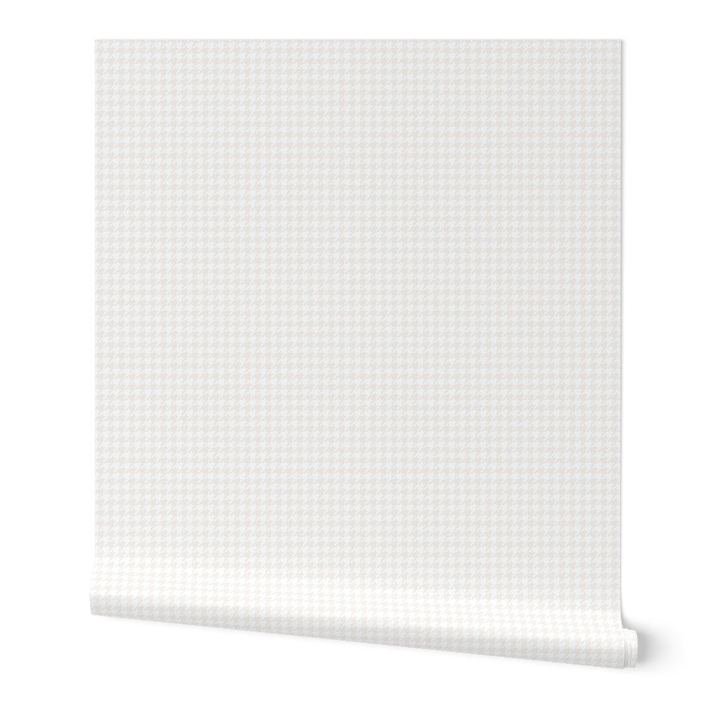 Bone White Houndstooth Check Pattern Wallpaper checkered wallpaper