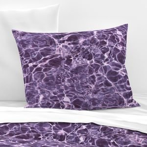 Mallorca Cala Deia Rose Violet Water Ripples Home Decor Collection Home Styling Collection rose violet pillow sham design