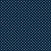 Mini White Polkadots on Navy Blue