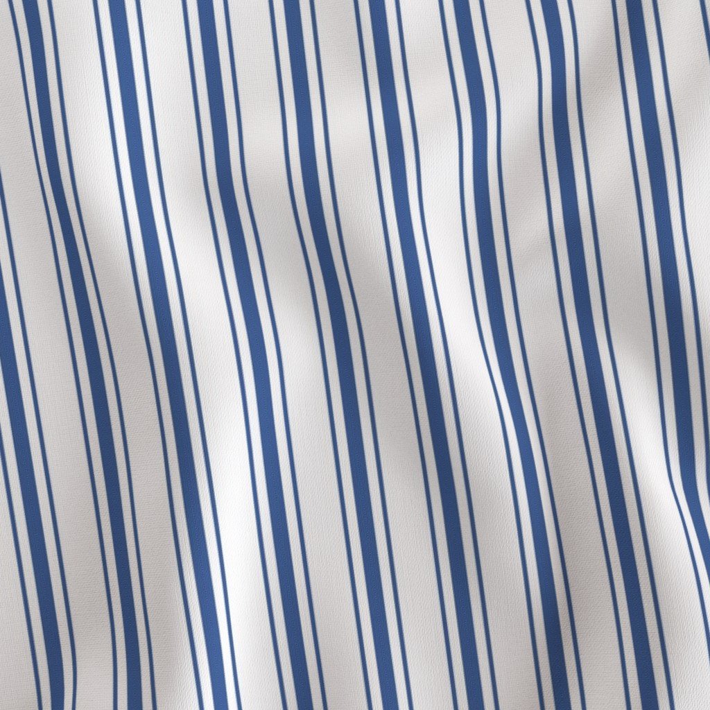 Mattress Ticking Dark Blue Fabric blue white ticking fabric