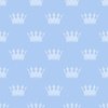 Prince Louis Blue Crowns on Baby Blue