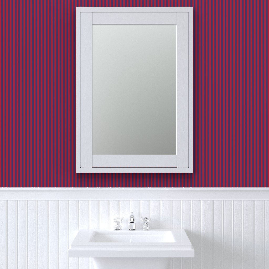 Small Red and Blue USA American Flag Vertical Stripes Wallpaper blood red wallpaper