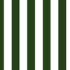 Forest Green and White Wide 2-inch Cabana Tent Vertical Stripes