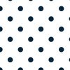 White and Navy Jumbo Dots