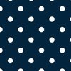 Navy and White Jumbo Dots