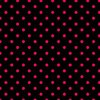 Black Licorice and Hot Pink Polka Dots