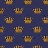 Royal Blue Gold Crowns