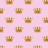 Princess Charlotte Rose Pink with Gold Crowns