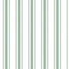 Mattress Ticking Wide Striped Pattern in Moss Green and White