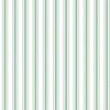 Mattress Ticking Narrow Striped Pattern in Moss Green and White