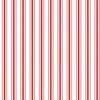 Mattress Ticking Narrow Striped Pattern in Red and White