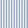 Mattress Ticking Narrow Striped Pattern in Dark Blue and White