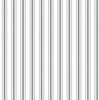 Mattress Ticking Narrow Striped Pattern in Charcoal Grey and White