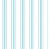 Pale Sky Blue and White Striped Mattress Ticking