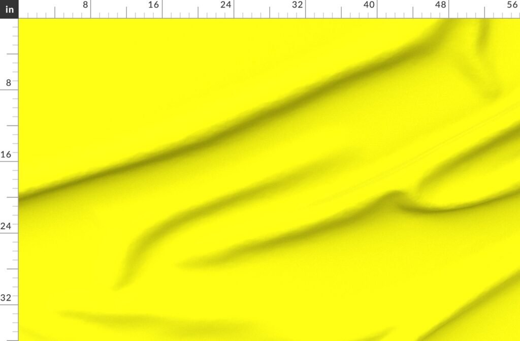 Bright Fluorescent Yellow Neon Fabric design
