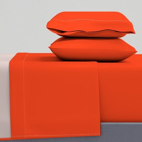 Citrus Orange Florida Colors of the Sunshine State Home Styling Collection Decor Collection orange solid color sheet set design