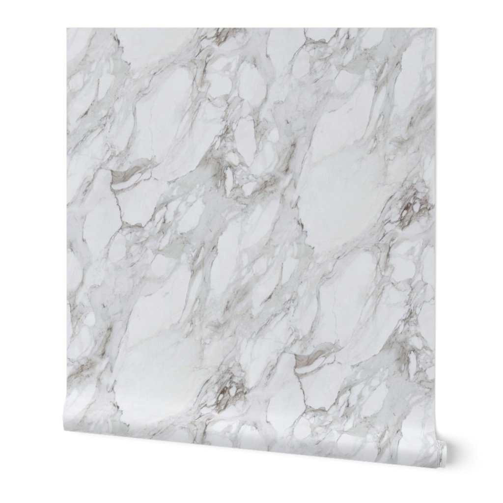 White Natural Marble - Natural Grey Veined Stone Wallpaper grey and white wallpaper