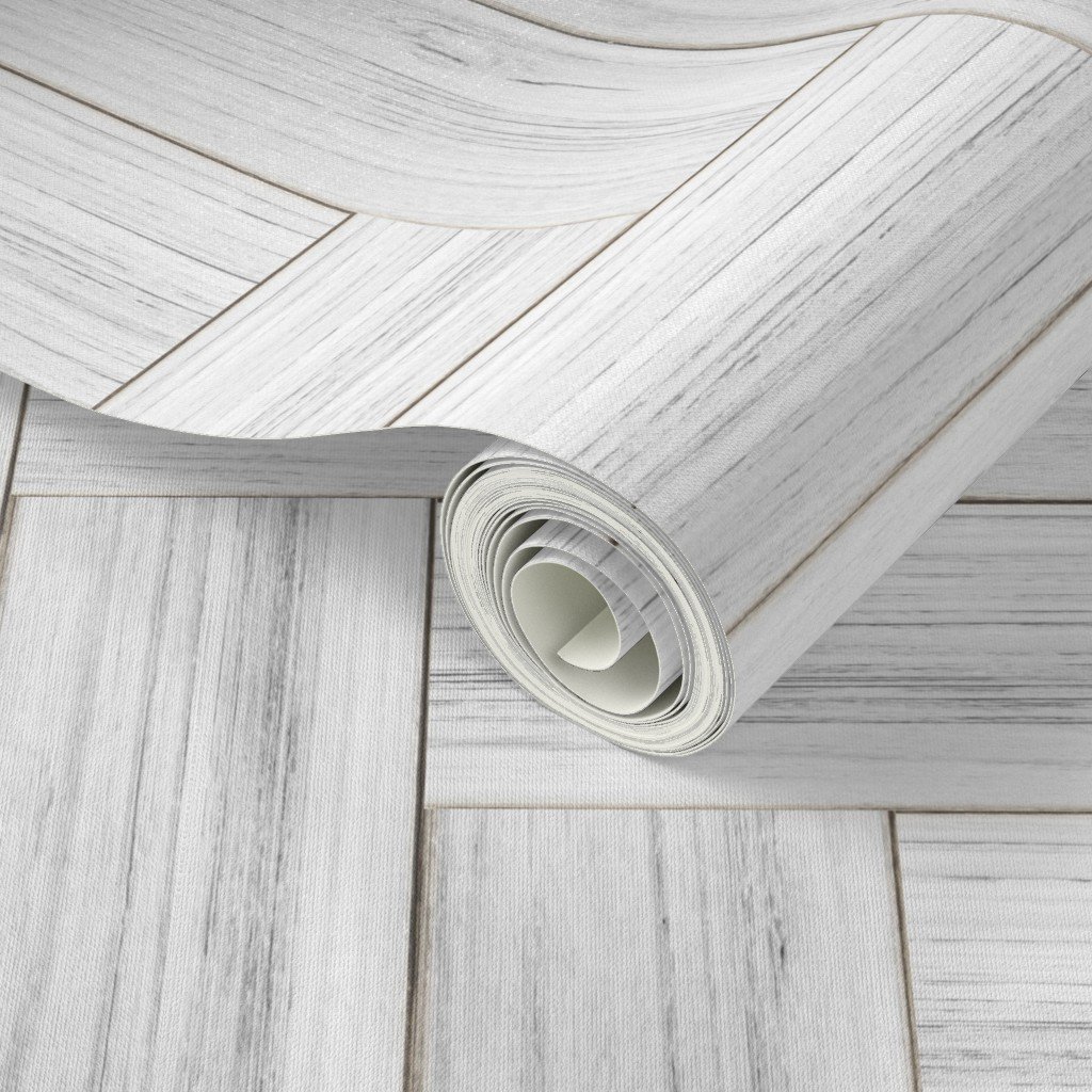 Whitewashed Geometric Herringbone 3 inch Wallpaper whitewashed herringb wallpaper