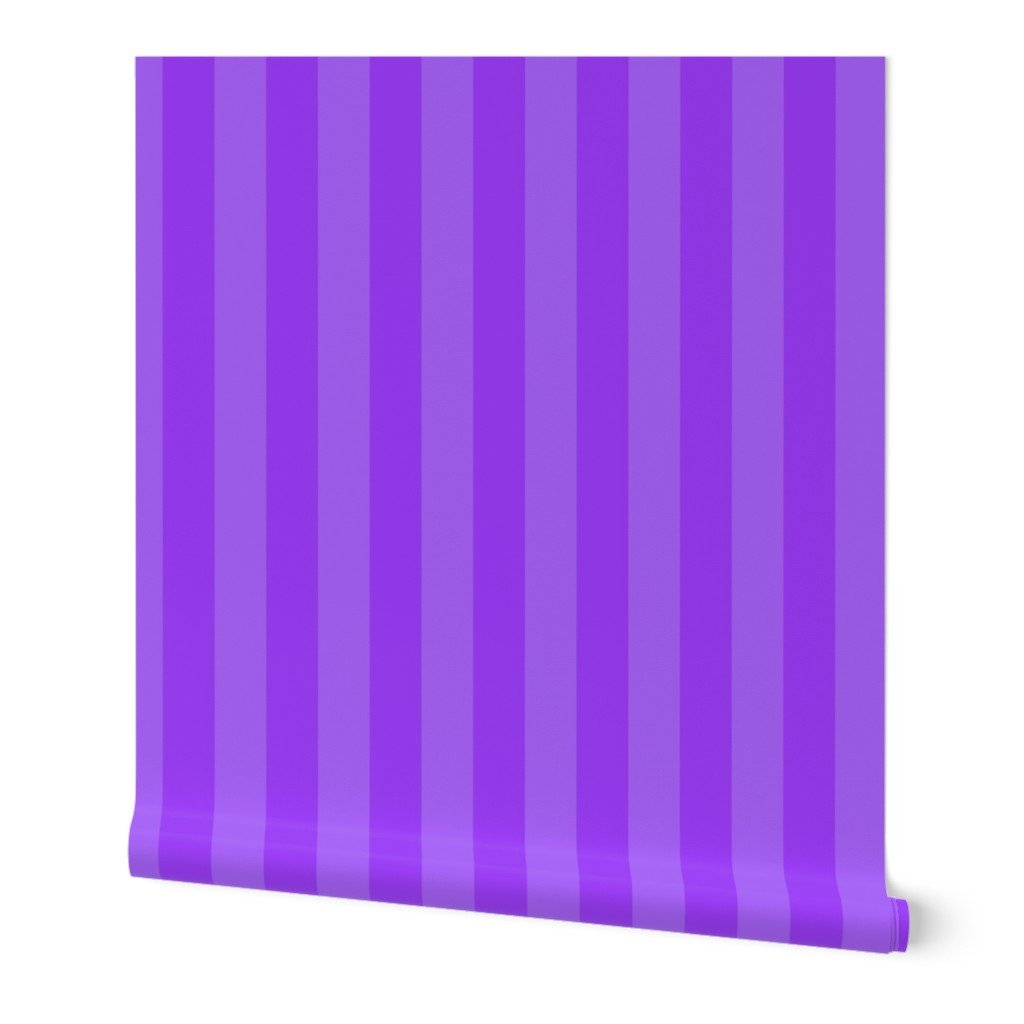 2 inch Day Glo Purple Cabana Stripe Wallpaper day glo purple wallpaper