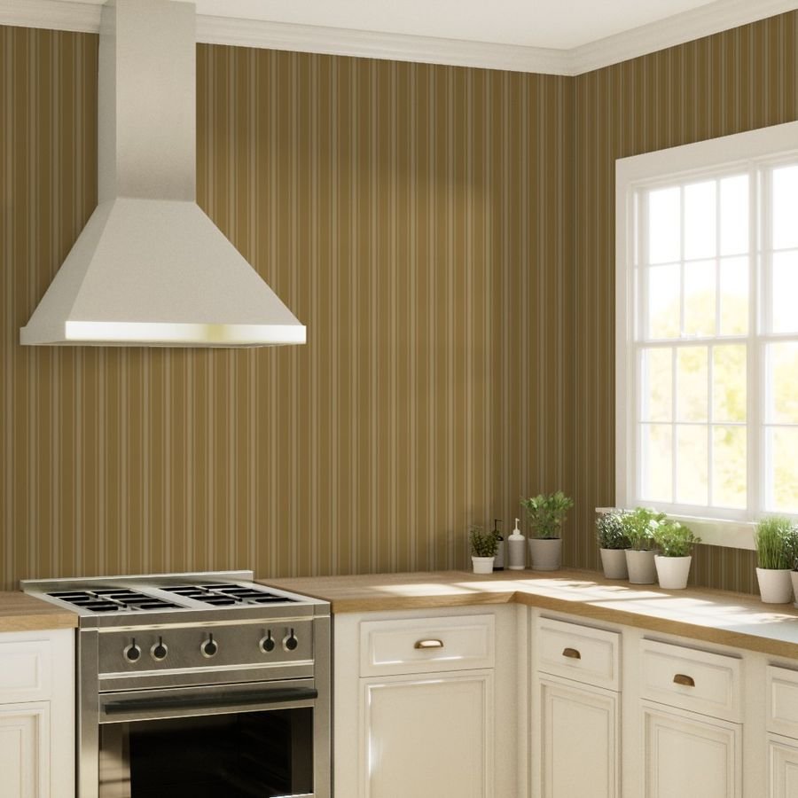Tan French Provincial Mattress Ticking Wallpaper french provincial wallpaper